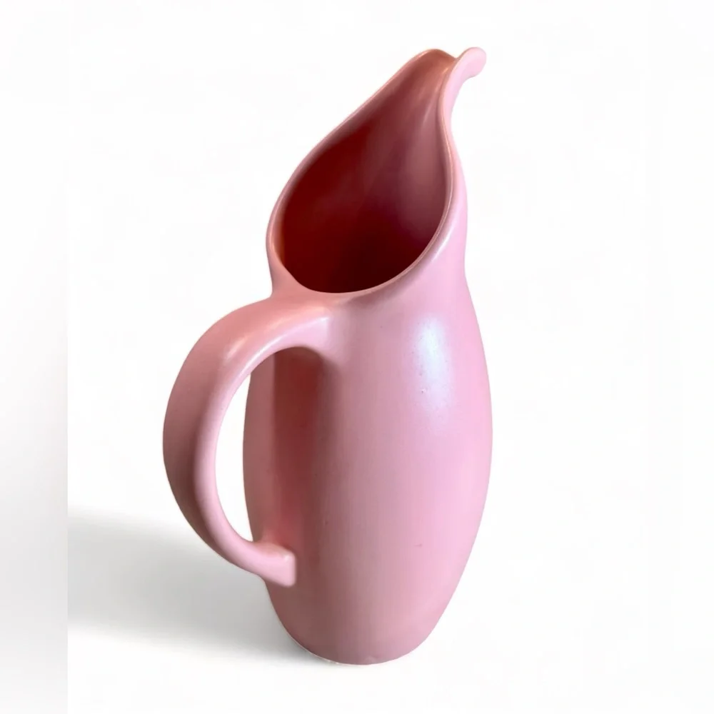 ROYAL HAEGER, Pitcher, Ewer 1940-50's Moderne Art Pottery, Ceramic Matte… - Picture 3 of 9